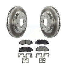 Charger l&#39;image dans la galerie, Front Coated Disc Brake Rotor &amp; Ceramic Pad Kit For 1993-1994 Honda Prelude VTEC