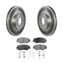 Load image into Gallery viewer, Front Coat Brake Rotors Ceramic Pad Kit For Honda Accord Civic Element Fit Acura