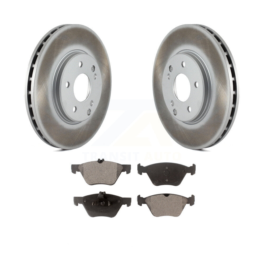 Front Coat Brake Rotor Ceramic Pad Kit For Mercedes-Benz E320 Chrysler Crossfire