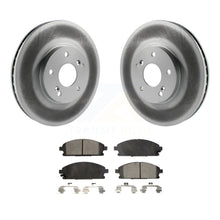 Charger l&#39;image dans la galerie, Front Coated Disc Brake Rotors And Ceramic Pads Kit For 2003-2006 Acura MDX