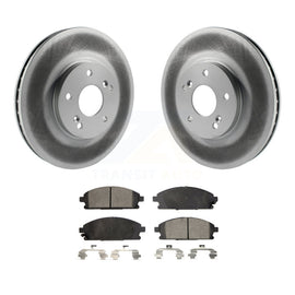 [Front] 2003-2006 Acura MDX Premium Coated Rotors & Ceramic Pads Brake Kit For Max Braking