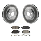 [Front] 2003-2006 Acura MDX Premium Coated Rotors & Ceramic Pads Brake Kit For Max Braking