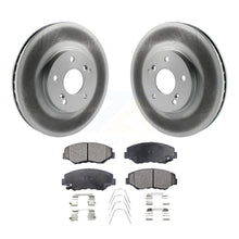 Load image into Gallery viewer, Front Coated Disc Brake Rotors And Ceramic Pads Kit For Honda Pilot Accord