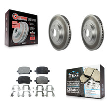 Charger l'image dans la galerie, [Front] 1999-2001 Lexus RX300 Premium Coated Rotors &amp; Ceramic Pads Brake Kit For Max Braking