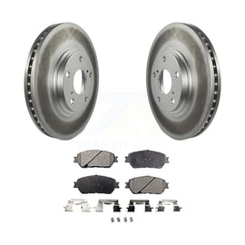 [Front] 2004-2006 Lexus ES330 Premium Coated Rotors & Ceramic Pads Brake Kit For Max Braking