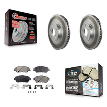 Load image into Gallery viewer, [Front] 2004-2006 Lexus ES330 Premium Coated Rotors &amp; Ceramic Pads Brake Kit For Max Braking