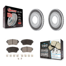 Load image into Gallery viewer, Front Coated Disc Brake Rotors And Ceramic Pads Kit For Suzuki XL-7 Grand Vitara
