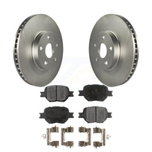 Charger l&#39;image dans la galerie, Front Coated Disc Brake Rotors And Ceramic Pads Kit For Scion tC Toyota Celica