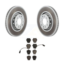 Charger l&#39;image dans la galerie, Front Coated Disc Brake Rotors And Ceramic Pads Kit For Audi A8 Quattro