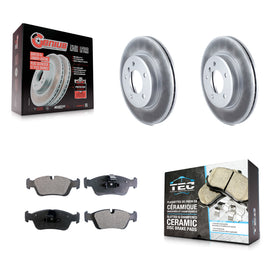 Front Coat Brake Rotors Ceramic Pad Kit For BMW 325i 325Ci Z4 325xi Z3 323i 328i
