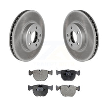 Load image into Gallery viewer, Front Coated Disc Brake Rotors And Ceramic Pads Kit For BMW X5