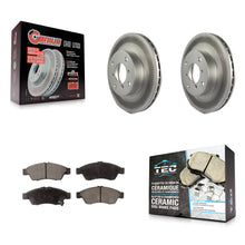 Load image into Gallery viewer, [Front] 2006-2007 Suzuki Aerio Premium Coated Rotors &amp; Ceramic Pads Brake Kit For Max Braking