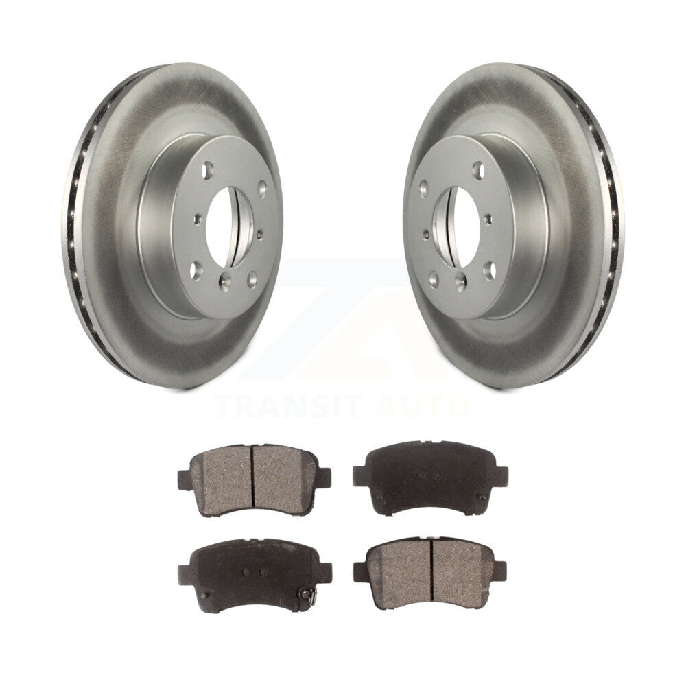 Kit de rotors de frein à disque et de plaquettes en céramique avec revêtement avant pour Suzuki Aerio 2002-2005 