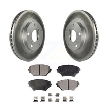 Load image into Gallery viewer, Front Coated Disc Brake Rotors And Ceramic Pads Kit For Toyota RAV4