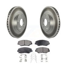 Load image into Gallery viewer, Front Coated Disc Brake Rotors And Ceramic Pads Kit For 2002-2004 Honda CR-V