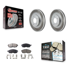 Charger l'image dans la galerie, Front Coated Brake Rotor &amp; Ceramic Pad Kit For Nissan Altima Maxima Infiniti I35