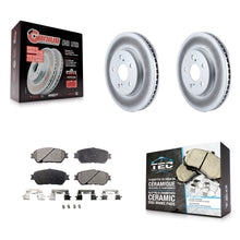 Load image into Gallery viewer, Front Coated Brake Rotor &amp; Ceramic Pad Kit For Toyota Sienna Camry Avalon Solara