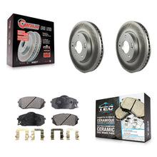 Load image into Gallery viewer, [Front] 2010-2012 Kia Rondo Premium Coated Rotors &amp; Ceramic Pads Brake Kit For Max Braking
