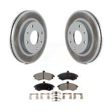 Load image into Gallery viewer, Front Coated Disc Brake Rotors And Ceramic Pads Kit For Hyundai Elantra