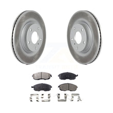 Load image into Gallery viewer, Front Coated Brake Rotor &amp; Ceramic Pad Kit For Infiniti G35 Nissan 350Z INFINITI