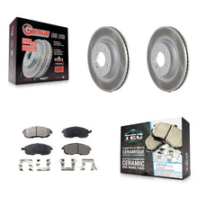 Charger l'image dans la galerie, Front Coated Brake Rotor &amp; Ceramic Pad Kit For Infiniti G35 Nissan 350Z INFINITI