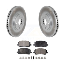 Charger l&#39;image dans la galerie, Front Coated Disc Brake Rotors And Ceramic Pads Kit For Toyota Highlander