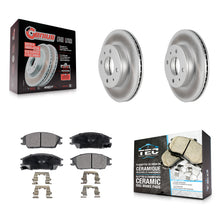 Charger l'image dans la galerie, [Front] 2000-2005 Hyundai Accent Premium Coated Rotors &amp; Ceramic Pads Brake Kit For Max Braking