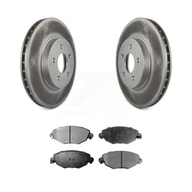 [Front] 2002-2008 Jaguar X-Type Premium Coated Rotors & Ceramic Pads Brake Kit For Max Braking