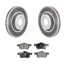 Charger l&#39;image dans la galerie, Front Coated Brake Rotor Ceramic Pad Kit For Volvo S60 With 316mm Diameter