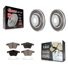 Load image into Gallery viewer, Front Coat Brake Rotors Ceramic Pad Kit For Volvo XC90 With 316mm Diameter Rotor