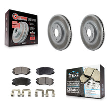 Load image into Gallery viewer, Front Coated Disc Brake Rotors And Ceramic Pads Kit For Hyundai Azera Kia Amanti