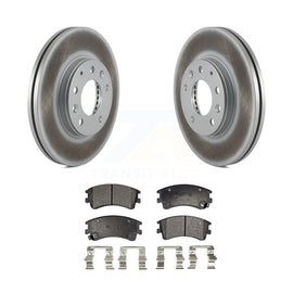 Rotors de frein à disque avec revêtement avant et kit de plaquettes en céramique pour Mazda 6 2003-2005 