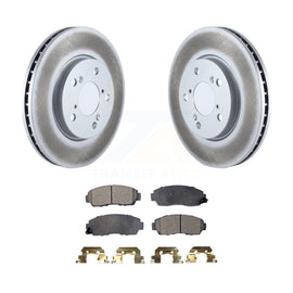 [Front] 2005-2010 Honda Odyssey Premium Coated Rotors & Ceramic Pads Brake Kit For Max Braking
