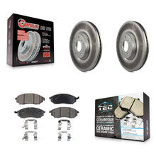 Charger l'image dans la galerie, Front Coated Brake Rotors Ceramic Pad Kit For INFINITI Nissan G37 Murano G35 M35