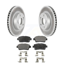 Charger l&#39;image dans la galerie, Front Coated Disc Brake Rotors And Ceramic Pads Kit For 2004-2009 Toyota Prius