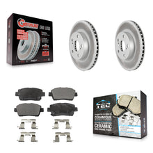 Load image into Gallery viewer, [Front] 2004-2009 Toyota Prius Premium Coated Rotors &amp; Ceramic Pads Brake Kit For Max Braking