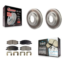 Load image into Gallery viewer, [Front] 2003-2006 Kia Sorento Premium Coated Rotors &amp; Ceramic Pads Brake Kit For Max Braking