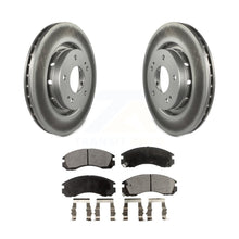 Charger l&#39;image dans la galerie, Front Coat Disc Brake Rotor Ceramic Pad Kit For Mitsubishi Lancer Outlander PHEV