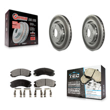 Charger l'image dans la galerie, Front Coat Disc Brake Rotor Ceramic Pad Kit For Mitsubishi Lancer Outlander PHEV