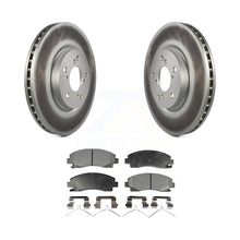 Charger l&#39;image dans la galerie, Front Coated Disc Brake Rotors And Ceramic Pad Kit For 2006-2014 Honda Ridgeline