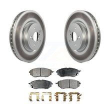 Charger l&#39;image dans la galerie, Front Coated Disc Brake Rotor Ceramic Pad Kit For Subaru Forester Outback Legacy