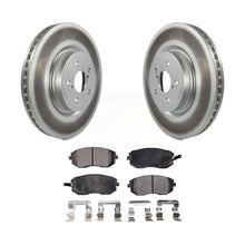 Charger l&#39;image dans la galerie, Front Coated Disc Brake Rotors And Ceramic Pads Kit For Subaru Legacy