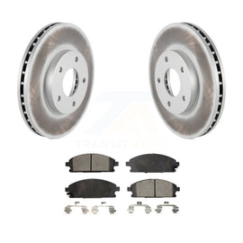 [Front] 2004-2006 Nissan X-Trail Premium Coated Rotors & Ceramic Pads Brake Kit For Max Braking