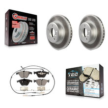 Charger l'image dans la galerie, Front Coat Brake Rotor Ceramic Pad Kit For BMW 530i 528i 525i 530xi 535xi xDrive