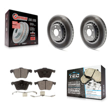 Load image into Gallery viewer, Front Coat Brake Rotors Ceramic Pad Kit For Volvo XC90 With 336mm Diameter Rotor