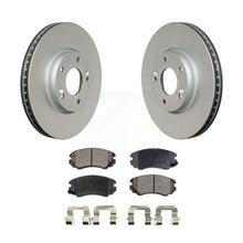 Load image into Gallery viewer, Front Coated Disc Brake Rotors Ceramic Pad Kit For 2006-2010 Hyundai Sonata 3.3L