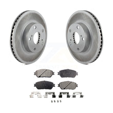 Charger l&#39;image dans la galerie, Front Coat Brake Rotor Ceramic Pad Kit For 05-15 Toyota Tacoma With 5 Lug Wheels