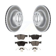 Load image into Gallery viewer, Front Coated Brake Rotor Ceramic Pad Kit For BMW 328i 325i 128i 328xi 325xi 323i