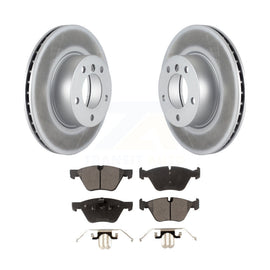 Front Coated Brake Rotor Ceramic Pad Kit For BMW 328i 325i 128i 328xi 325xi 323i