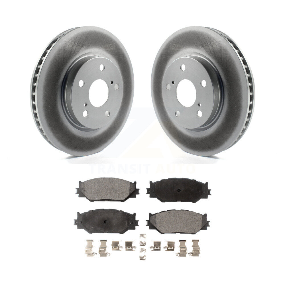 Front Coated Disc Brake Rotors And Ceramic Pads Kit For Lexus IS250